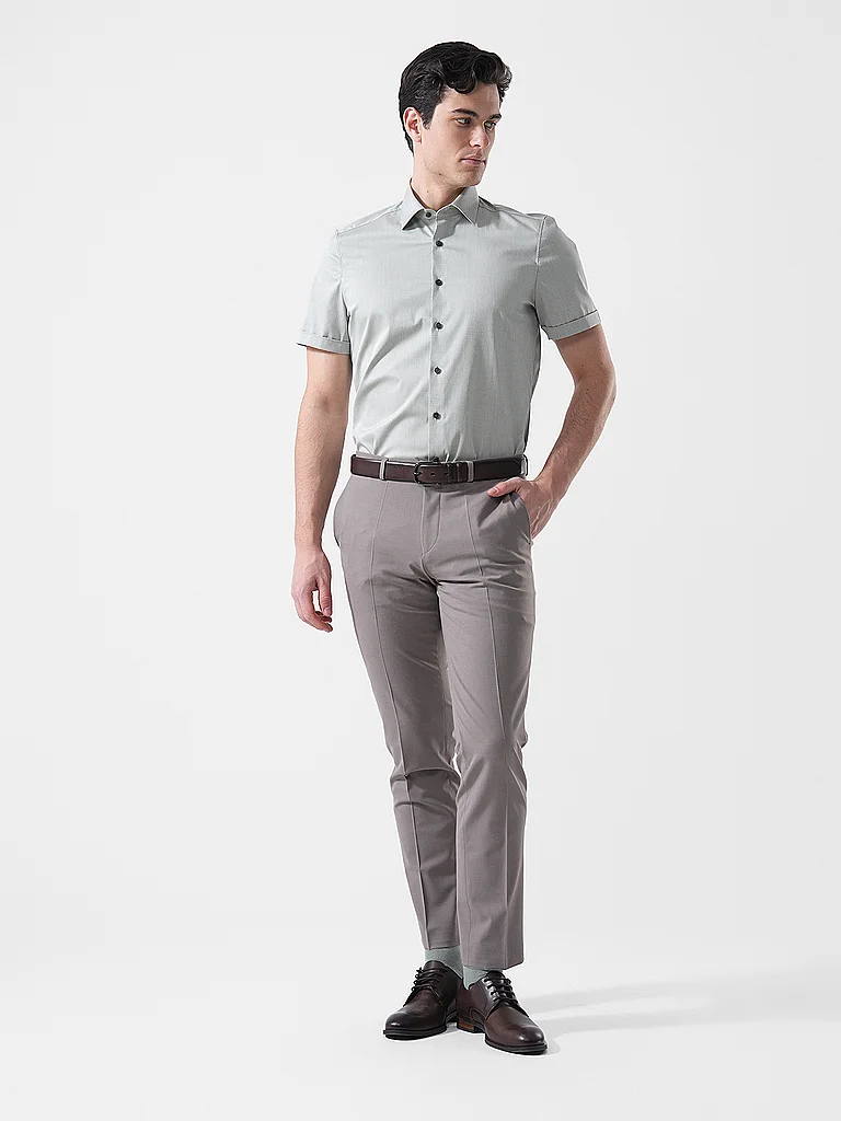 OLYMP Level Five Chemise Slim Fit Vert Clair 40 2